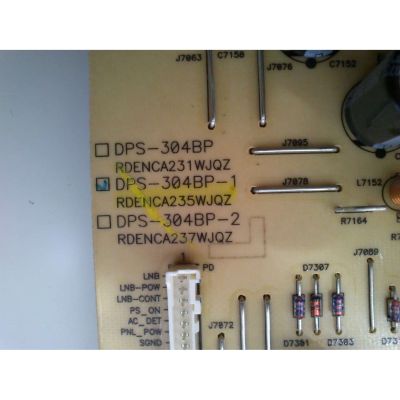 FUENTE DE PODER / SHARP RDENCA235WJQZ / DPS-304BP-1 / MODELOS LC-42D64U / LC-C4254U / LC-46SB54U / LC-46D64U / LC-C4654U / LC-46LE810UN / LC-46SB57UN / LC-46SE941U / LC-46SE94U / LC-52SE94U / LC-52SE941U / LC-52SB57UN / LC-52D64U - Imagen 2